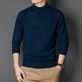 100% Pure Cashmere Men’s Crew Neck Sweater – Classic Luxury Knit Pullover