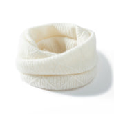 100% Cashmere Knitted Neck Warmer Scarf Neck Gaiter for Women