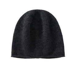 100% Pure Cashmere Lightweight Textured Beanie Cap for Women