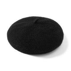 Pure Cashmere Beret Hat Cashmere Knit Cap for Women