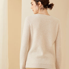 Round Neck Classic Crew Neck Sweater Cashmere Sweater