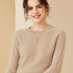 Round Neck Classic Crew Neck Sweater Cashmere Sweater