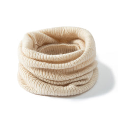 100% Cashmere Knitted Neck Warmer Scarf Neck Gaiter for Women