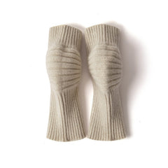 Knee Brace Leg Warmers 100% Cashmere Knee Protector for Skiing