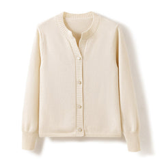 Women's Loose Thickened Knitted Button Sweater Cashmere Cardigan