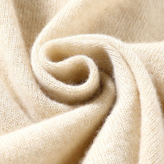 100% Cashmere Women's Classic Turtleneck Loose Knitted Sweater